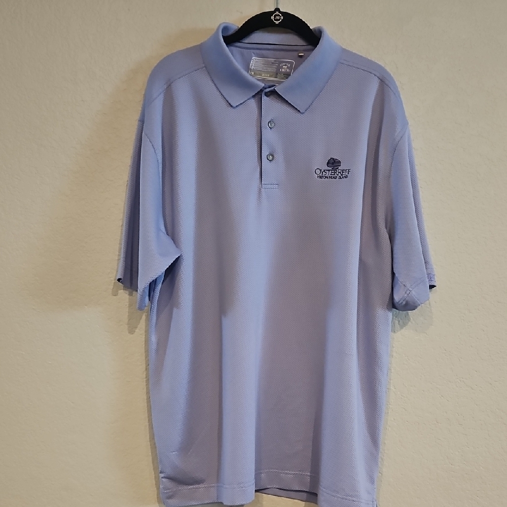 Cutter & Buck | Men's Purple Oyster Reef Hilton Head Island Golf Active Polo XL